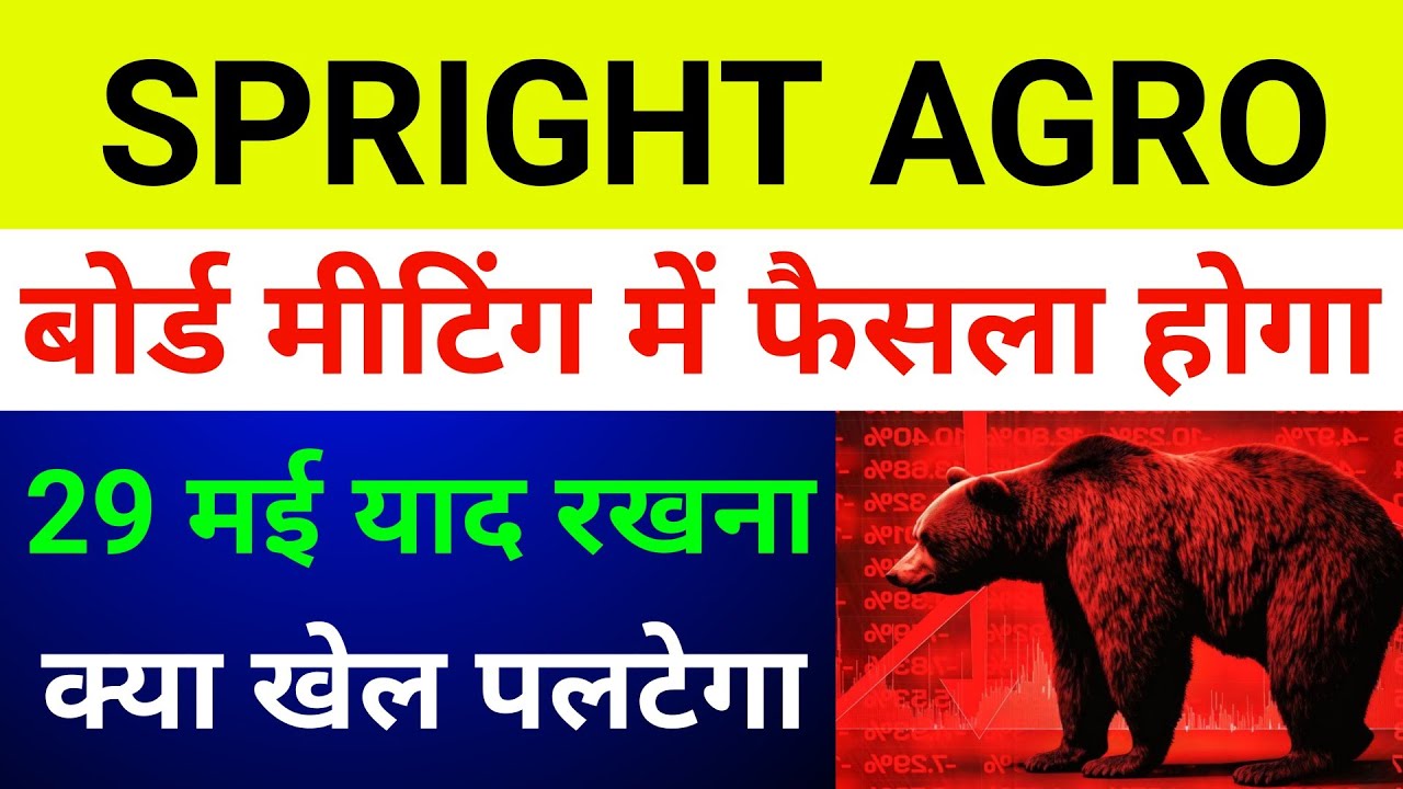 Spright Agro Share Latest News 🔴 Spright Agro| Spright Agro Share Latest News Today|