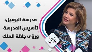 سهى جوعانة - مدرسة اليوبيل، تأسيس المدرسة ورؤى جلالة الملك