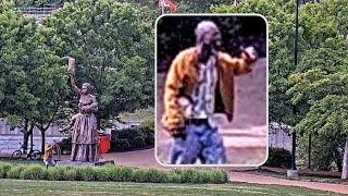 Emancipation and Freedom Monument vandalized in Richmond