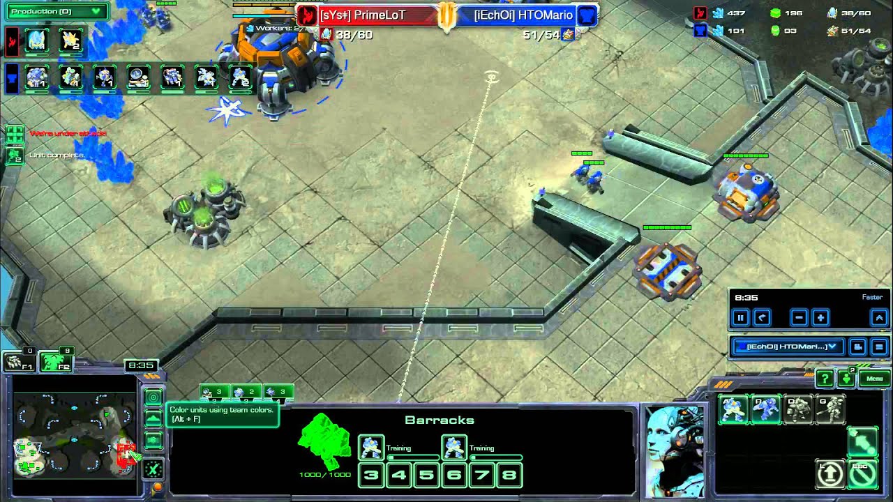 TvP Mech HTOMario vs [sYs]Primelot 1/2