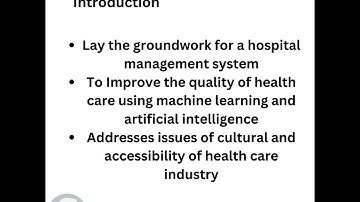 Hospital Management System with AI and Machine Learning