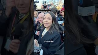 Venezuelan Nobel winner says she offered Trump her medal