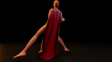 Houdini Vellum Superhero Cape simulation