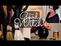 The Good Witch&#39;s Halloween | MAKE TEA &amp; DECORATE with me | Spooky Silent Vlog