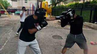 Out of the ring sparring part 2