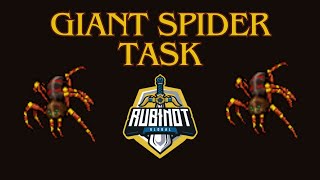 Zerando as TASKS RUBINOT! - Wailing Widow, Brimstone Bug, Giant Spider - EP.23 #rubinot