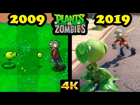 Evolution of Plants vs. Zombies Games (2009 ~ 2021) 