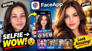 I Tried FaceApp… My Selfie Looks COMPLETELY Different! 🤯 screenshot 3