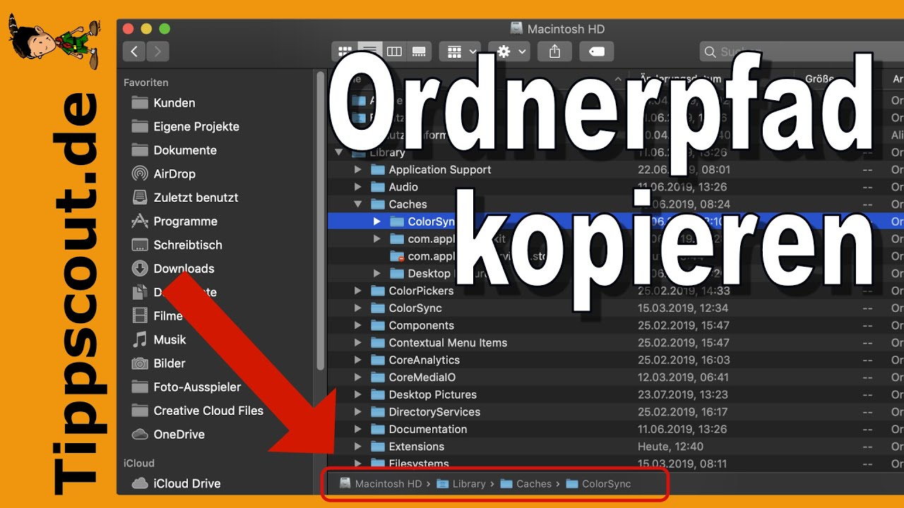 Mac: Pfad aus Finder KOPIEREN [SCHNELL]