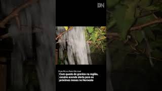 VÍDEO: com queda de granizo na região, cenário acende alerta para os próximos meses no Noroeste