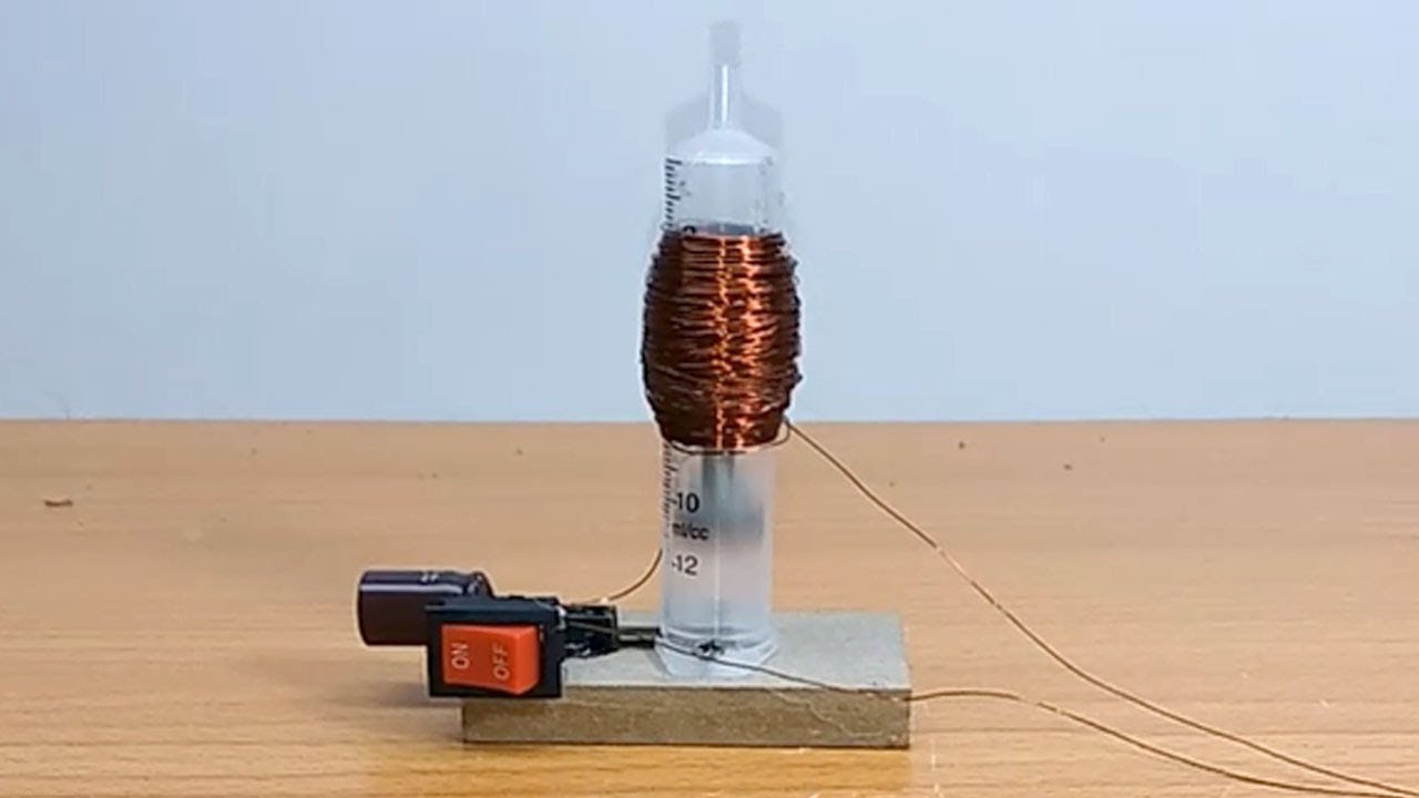 How To Make A Simple Magnetic Linear Motor LLG Electrician YouTube