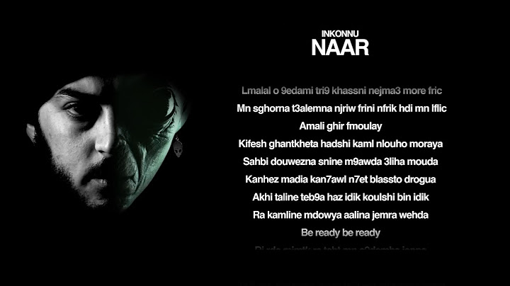 Inkonnu - NAAR  (Prod.By amine.farissi) [Arabi Album]