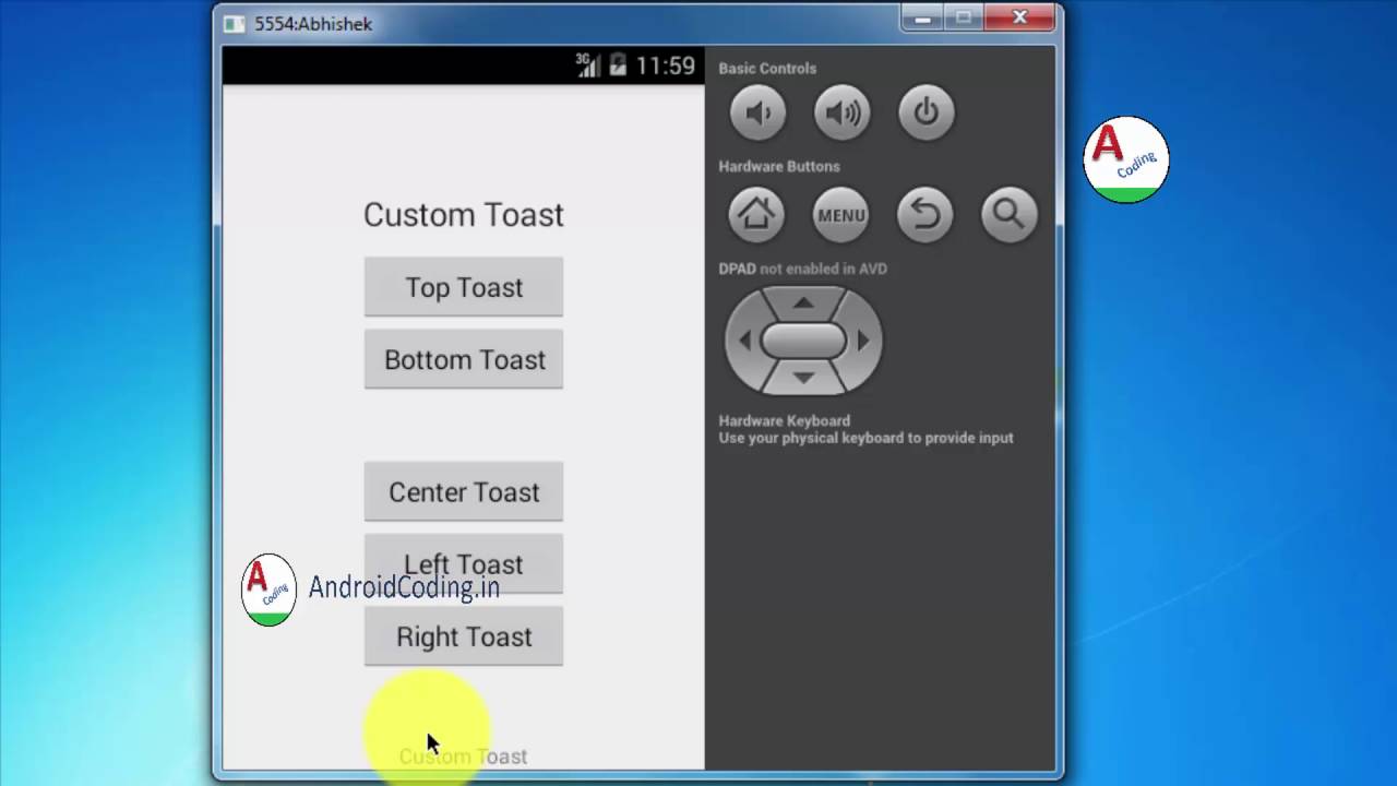 android studio toast android studio toast