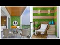 Small Balcony Decor Ideas | Apartment Balcony Patio Garden | Flat Balcony Wall Tiles Vertical Plants