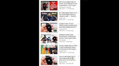 SMART WATCH | W26 | W26+ | MC72PRO | APPLE LOGO | CODE | TRICKS |