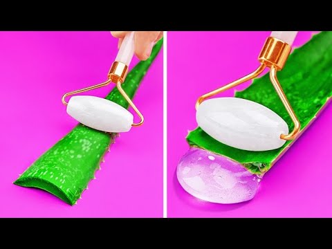 GENIALE SCHOONHEIDSHACKS MET ALOE VERA || Natuurlijke schoonheidstips! Meidenproblemen door 123 GO!