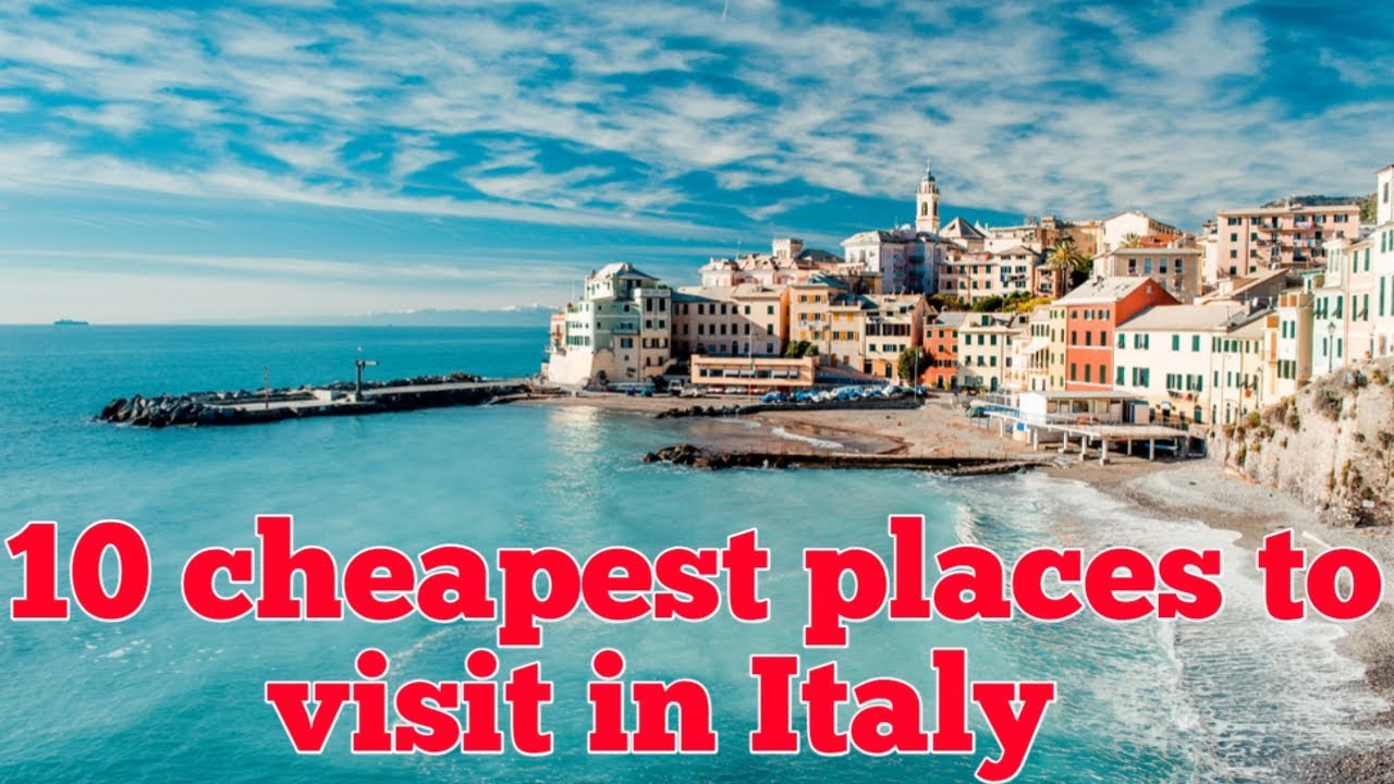 places to visit in italy cheap
