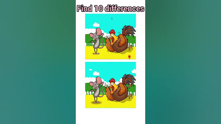 Find 10 difference pictures #differencegame #braingames #spotthedifference #games #braintest #shorts