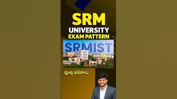 SRM University Exam Pattern #shorts #srmjeee #education