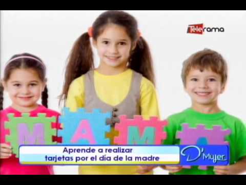 Aprende a realizar tarjetas por el día de la madre