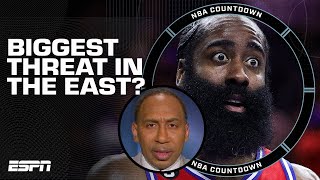 Stephen A. thinks the 76ers pose a threat to the Celtics \& Bucks in the East 👀 | NBA Countdown