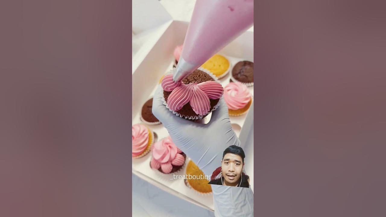 KUE CANTIK ❗ #cupcake #cake #cakedecorating #pink #music #dessert #love #soul #song