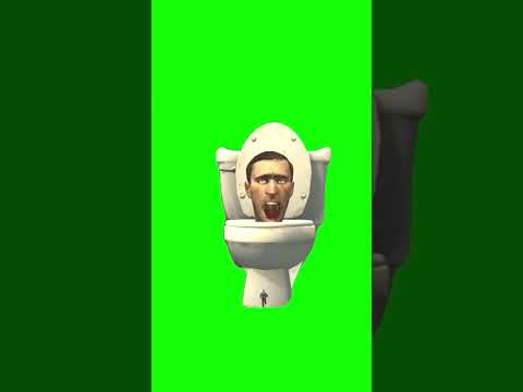 Skibidi Toilet But Green Screen Skibiditoilet Shorts
