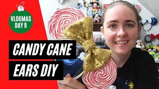 DIY Candy Cane Disney Ears