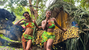 48 Hours in the Jungle Surviving the Wild: Our Forest Treehouse Build! 🏚️🔥