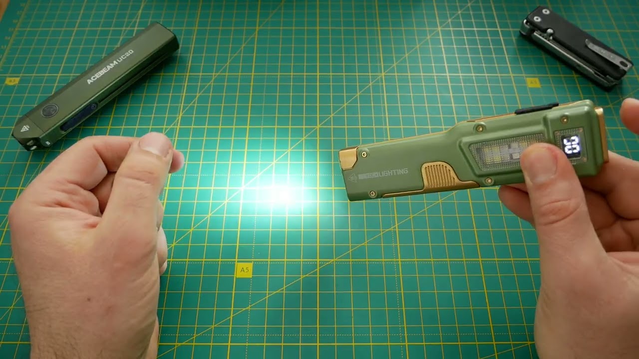 Тактикульный и зеленый L-S90 на тесте...