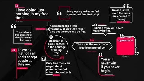 Elegant Clean Quotes Titles After Effects Templates