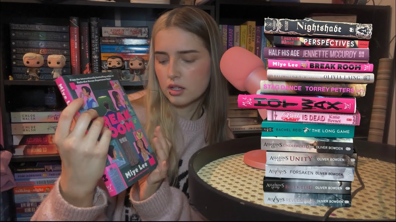 asmr small book haul • book tapping, whispers