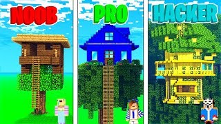 Minecraft Noob Vs Pro Treehouse