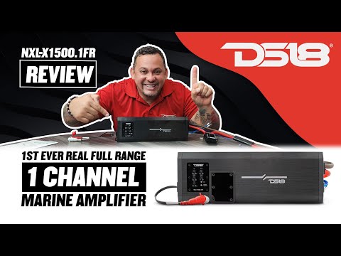 DS18 NXL 1-Channel Full-Range Class D IP67 Marine and Powersports Amplifier 1@OHM Stable @DS18Sound