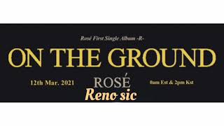 Blackpink Rosé - On The Ground Acapella