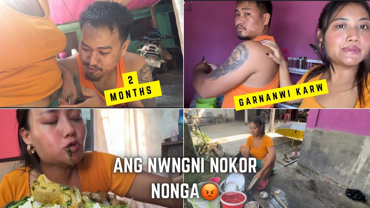 Nokor nonga ang nwngni🥺 gwkha songnanwi hwbai😡.. #soniaqueen👑 #babyfiona  #bodovlog #family #food