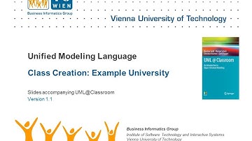 MOOC UML #5: Class Creation: Example University