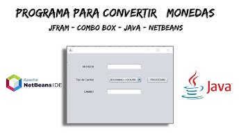 Ejercicio_Conversor  de Monedas JFRAME-Combo Box-JAVA-NetBeans