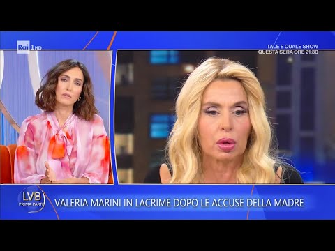 Video Valeria Marini in lacrime dopo le accuse della madre - La volta buona 10/10/2025