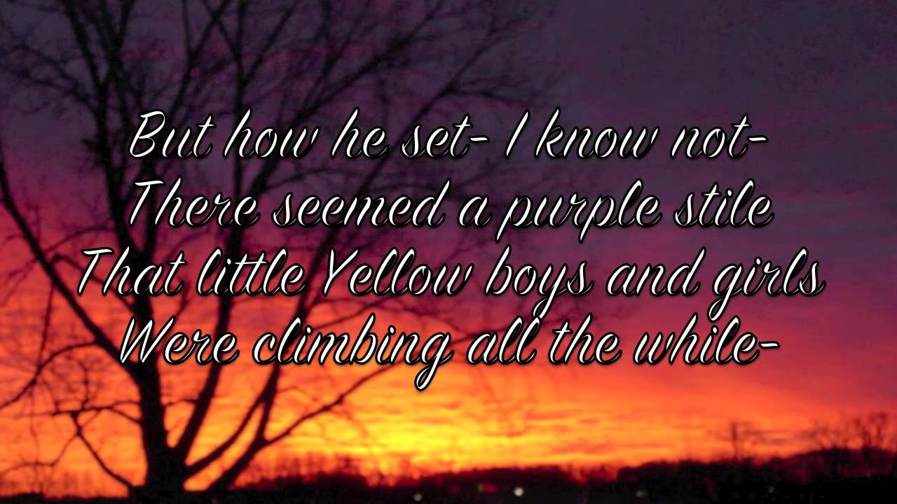 Emily Dickinson: "I'll tell you how the Sun rose-"