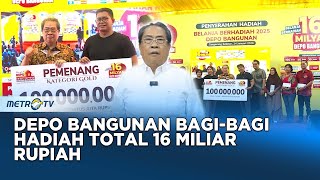 Download lagu Lensa Bisnis - Wujudkan Komitmen Pelanggan, Depo Bangunan Serahkan Hadiah Total 16 Miliar