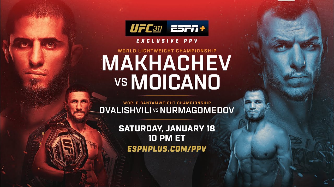 UFC 311: Makhachev x Moicano | TODAS AS LUTAS AO VIVO E COM IMAGENS ...