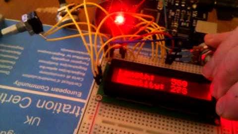 Arduino potentiometer lcd