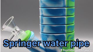 Waxmaid Springer Silicone Water Pipe + Smoke Sesh