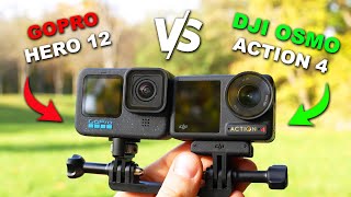 DJI Osmo Action 4 vs GoPro Hero 12 - Best Action Camera to buy in 2023? - Review & Comparison (FPV)