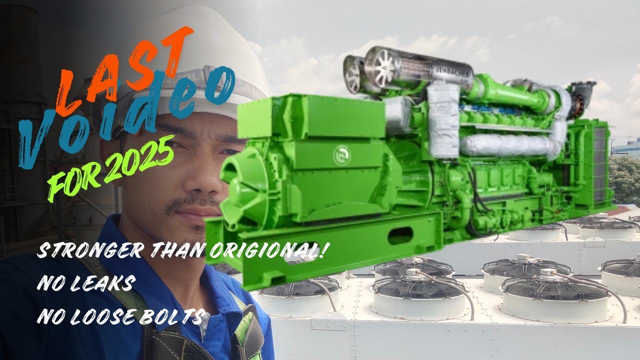 Ремонт резьбы крышки картера двигателя Jenbacher (вставка Heli-Coil M12) – пошаговая инструкция #...