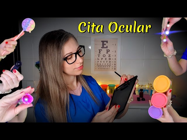 ASMR Clinic | Relaxing Visual Tests for Sleep | Medical Role | Spanish
