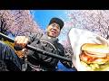 【お花見】カヤックに乗って行ける！？！川沿いの人気バーガーを食らう。
