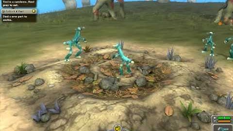Spore making friends creature stage