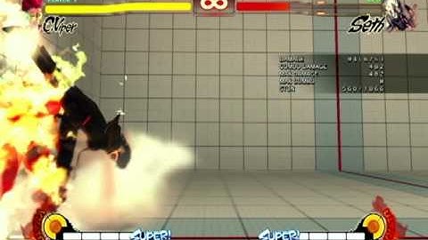 Street Fighter 4 C. Viper Combo 2